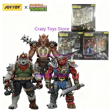 

В наличии Новая фигурка JOYTOY 1/18 Черепаха Ниндзя Фигурка Аниме Коллекция игрушек Подарок