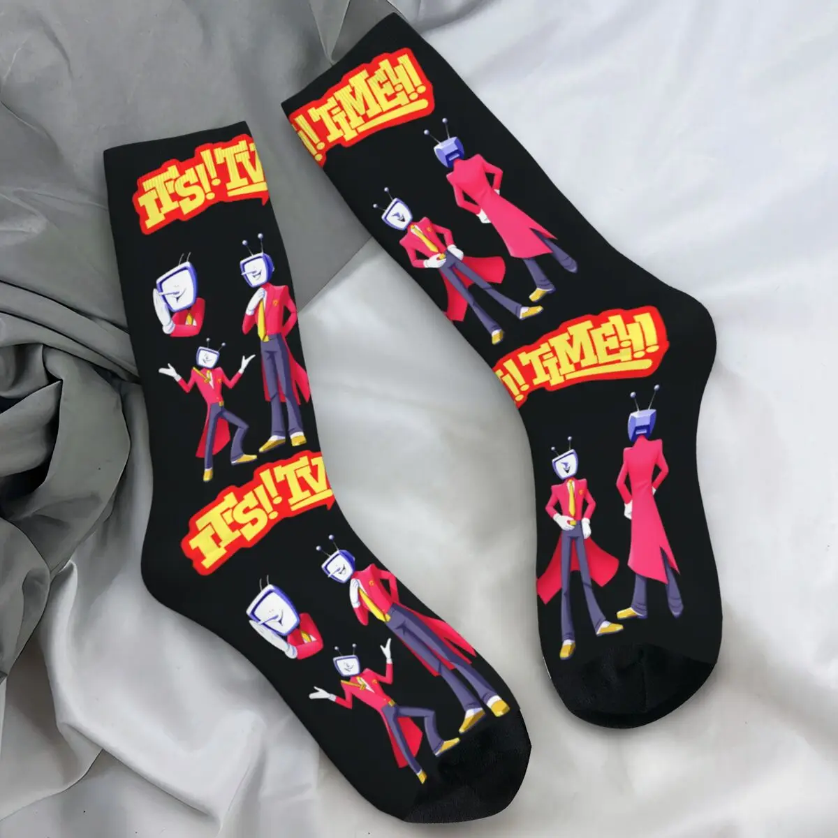 デルタルーンゲームクリス・スージー・ラルセイとテナソックスかわいいストッキング秋アンチスリップカップルソックスミディアムソフトアウトドアスポーツソックス