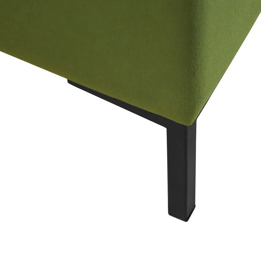 Upholstered Storage Bench with Metal LegHomepop Home DecorBench with Storage for Living Room amp Entryway Blush Green