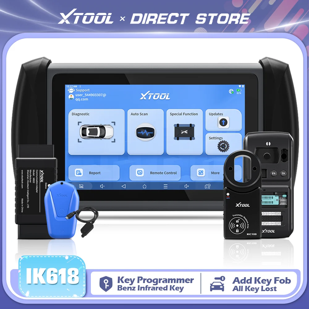 مُبرِّد المفاتيح XTOOL InPlus IK618: تقييم شامل لأداة برمجة المفاتيح الذكية لسياراتك