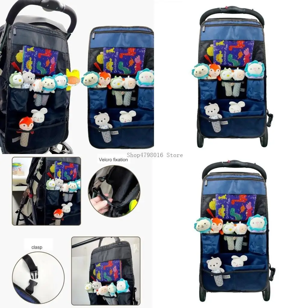 

Large Capacity Baby Strollers Hanging Bag Multi Compartment Bag