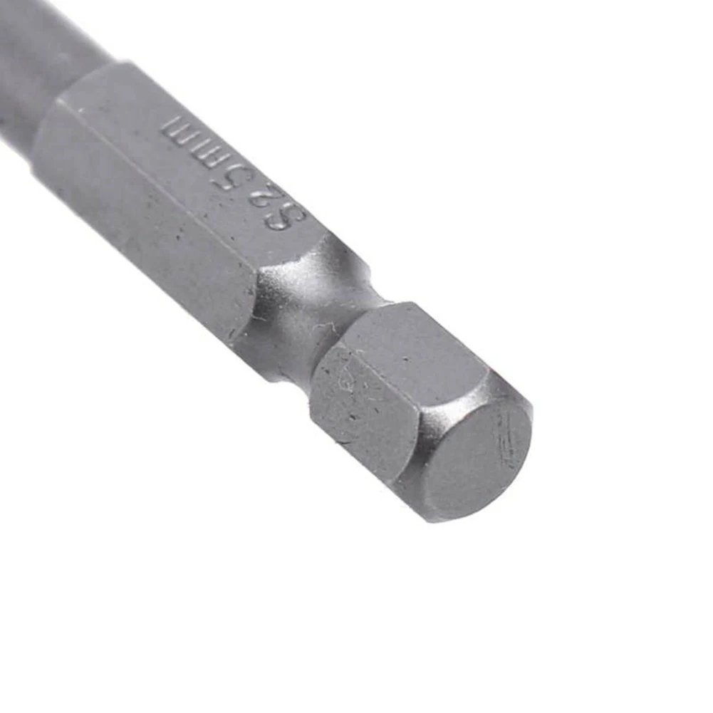 7 قطع من مسدس المقبس الكرة بت مجموعة الطول الإجمالي 65 مللي متر الكرة نقطة مسدس المقبس مفك بت عالية الجودة لقمة ثقب جديد #2