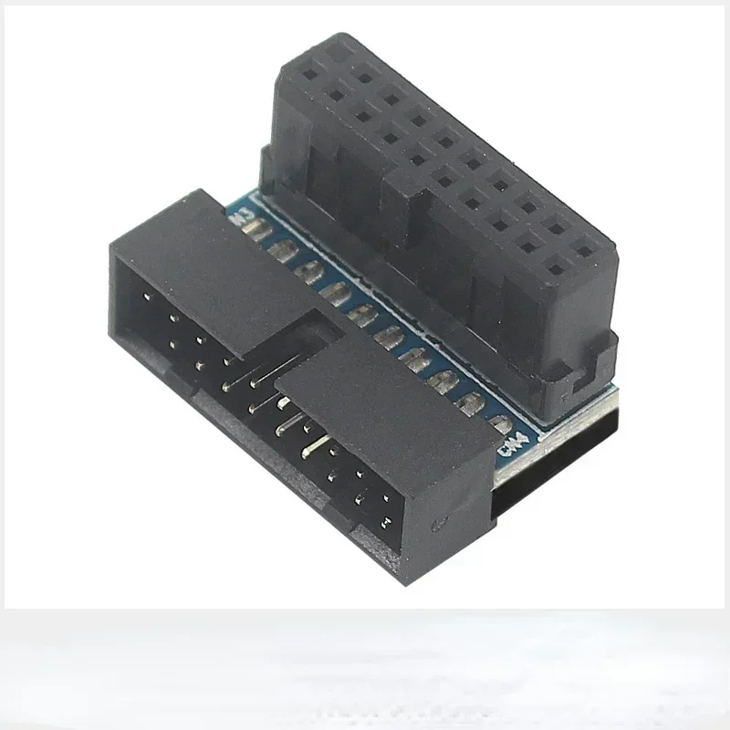 USB 3.0 20pin Male To Female Extension Adapter Up Down Angled 90 Degree for Motherboard Mainboard