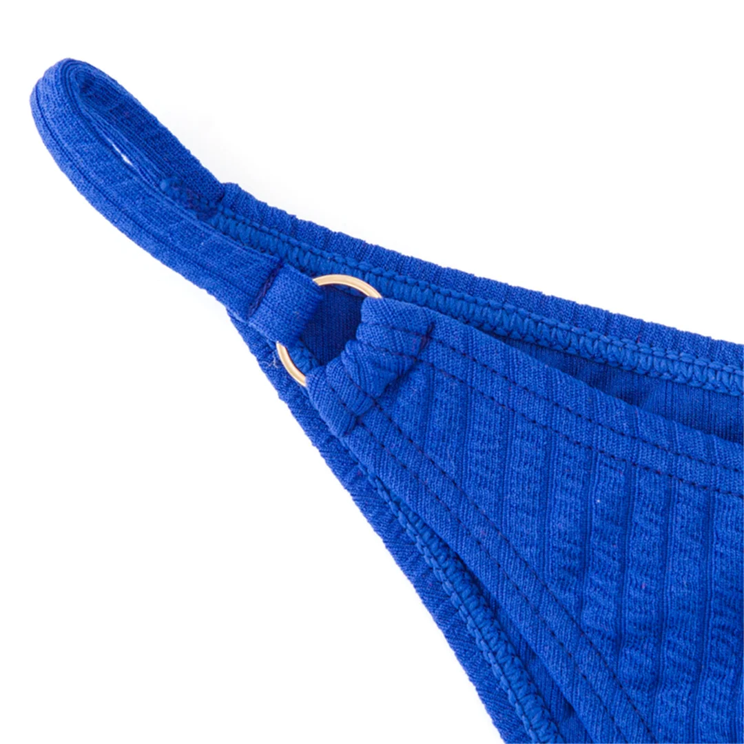 Gerippter Metallring-Bikini, zweiteiliger Damen-Badeanzug, Damen-Badebekleidung, hoch geschnittene Beine, gepolsterter Badeanzug, Badeanzug, Schwimmkleidung V7120 – Detail 33