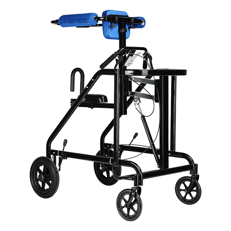 Adult Walker Walking Rehabilitation Aid Lower Limb Training Rehabilitation Standing Frame Walker Walking Aid Walking