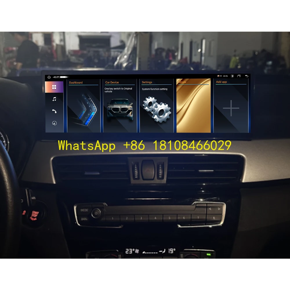 

14,9 "Android 13 Автомобильный радиоприемник для bmw X1 F48 F49 2016-2019 NBT EVO GPS Мультимедийный стереоплеер Carplay QLED 4K Экран