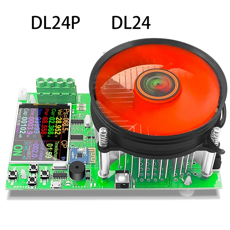 

A63K-180W DC USB Tester APP Electronic Load Lithium Battery Capacity Monitor Discharge Charge Power Checker US Plug