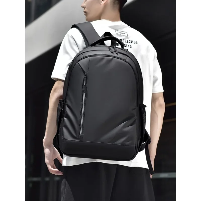 Fashion Nylon Solid High Quality Large Size Mature  Backpacks 2024 Casual Trend Business Package Trend Light Computer Backpack