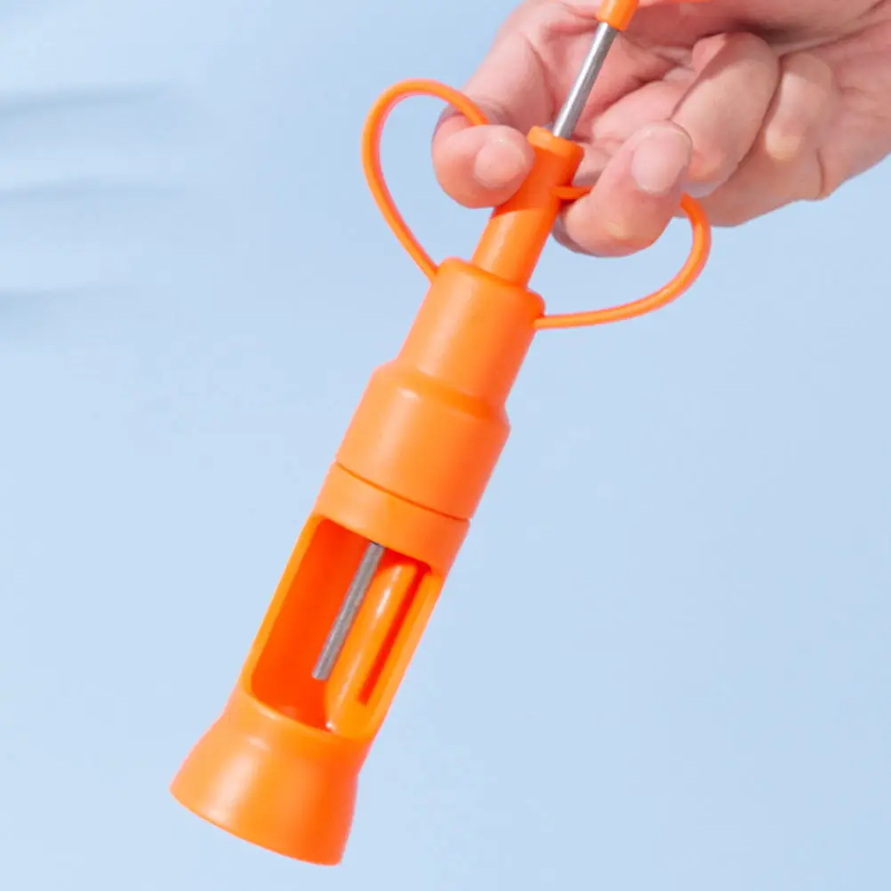 2Pcs Comfortable Grip Jujube Pit Squeezer Exquisite Appearance Cherry Corer Remover Portable Fruit Core Removing Tool
