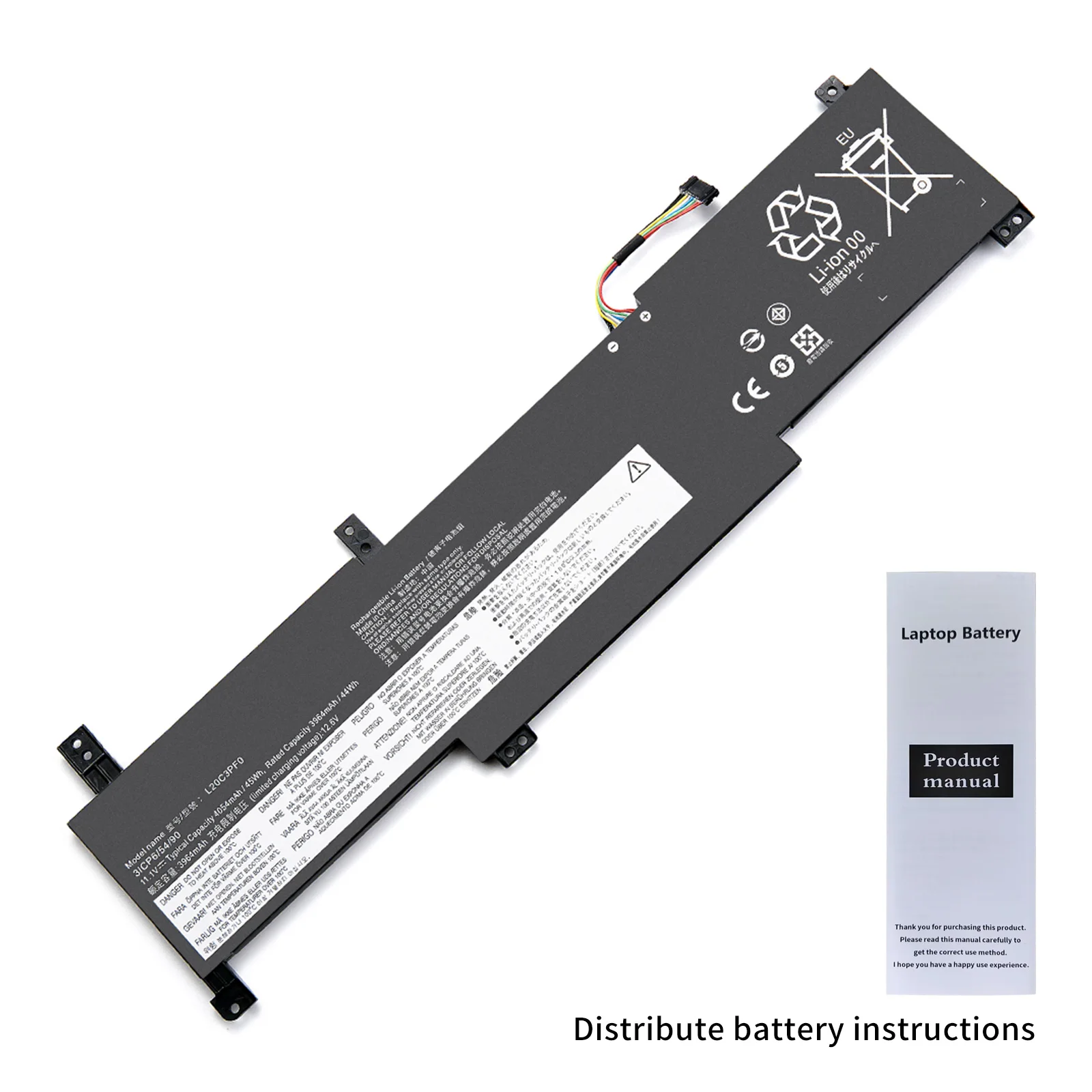 L20C3PF0 45WH Laptop Battery For Lenovo IdeaPad 3-14ITL6 ALC6 V14