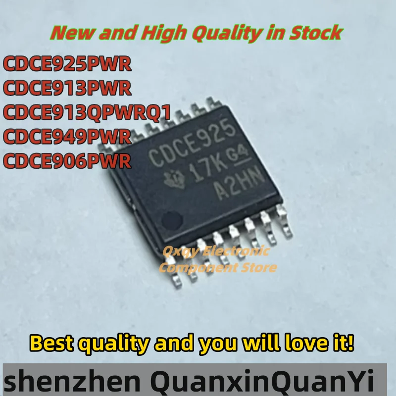 

5PCS NEW CDCE925PWR CDCE925 CDCE913PWR CDCE913 CDCE913QPWRQ1 CE913Q CDCE949PWR CDCE949 CDCE906PWR CDCE906