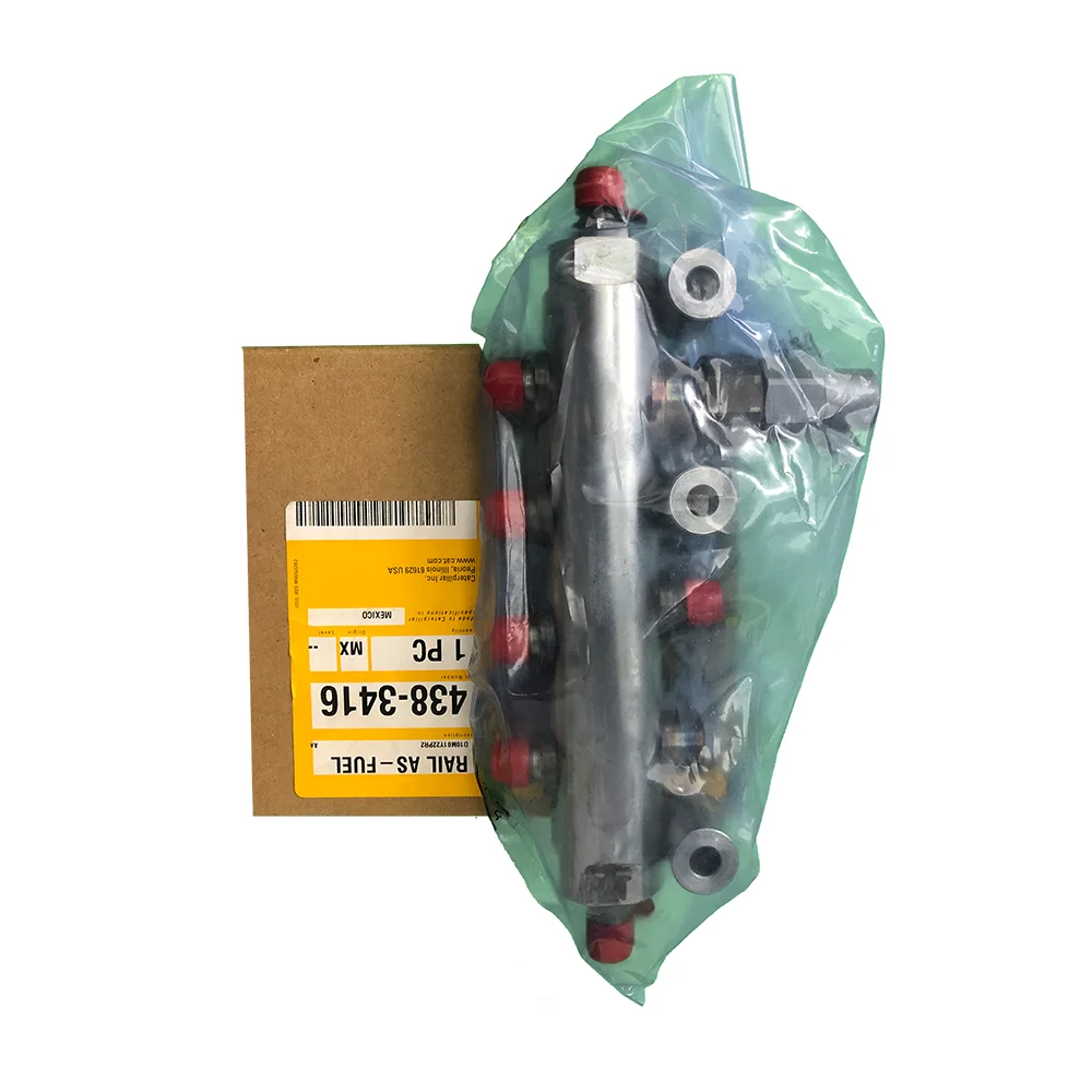 Fuel rail assembly, model: 438-3416. Suitable engines C6.4, C6.6