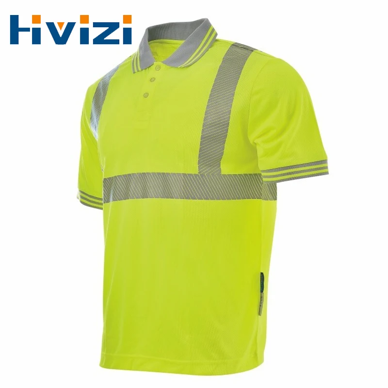 

Safety Polo Shirt Summer for Men with 3M Reflective Tapes Plus Size S-4XL Safety Clothing Workwear