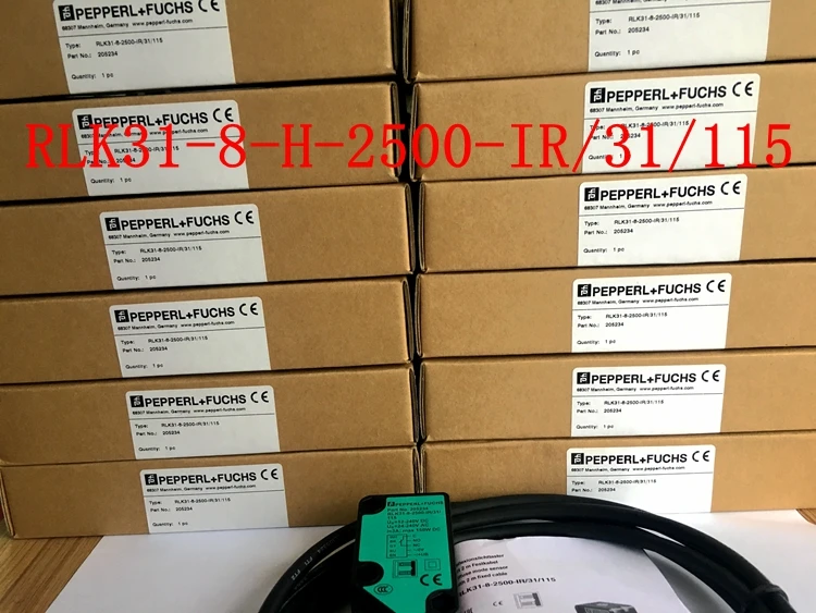 RLK31-8-2500-IR/31/115 205234    مستشعر التبديل الكهروضوئي P+F أصلي جديد 100%