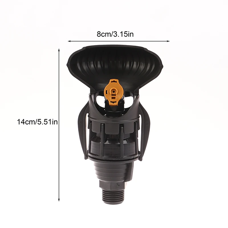 1 szt. 180 obracający się zraszacz do trawnika ogrodowy nawadnianie trawnika dysze do wąż do nawadniania rur ogrodowych