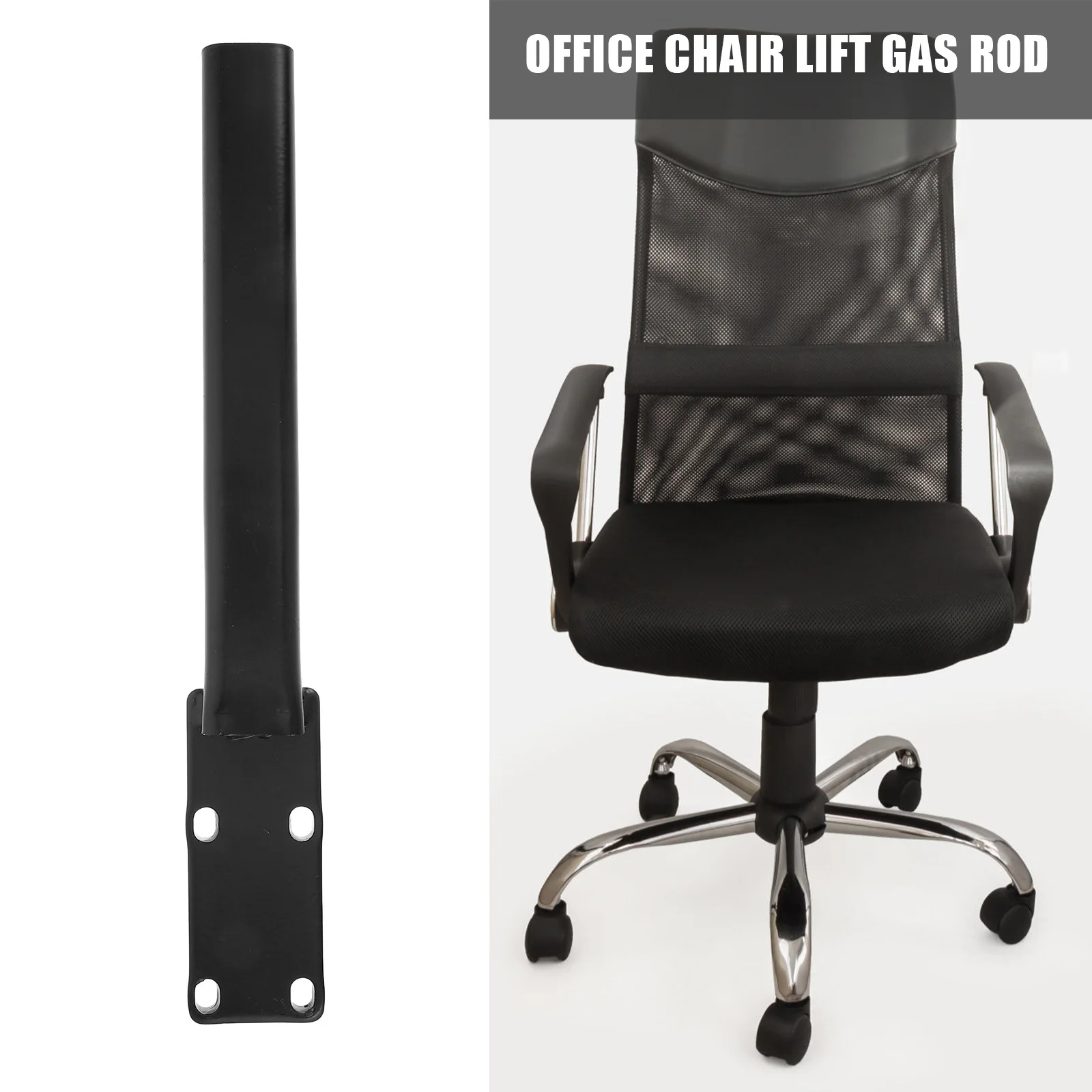 

Heavy Duty Stainless Steel Back Support -3.5-6.5 Ergonomic Sturdy Replacement Backrest Rod Office Chair Back Support Swivel