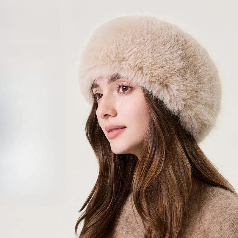 High-quality New Imitation Fur Headband Women's European and American Versatile Imitation Fox Hair Headband Hair Band