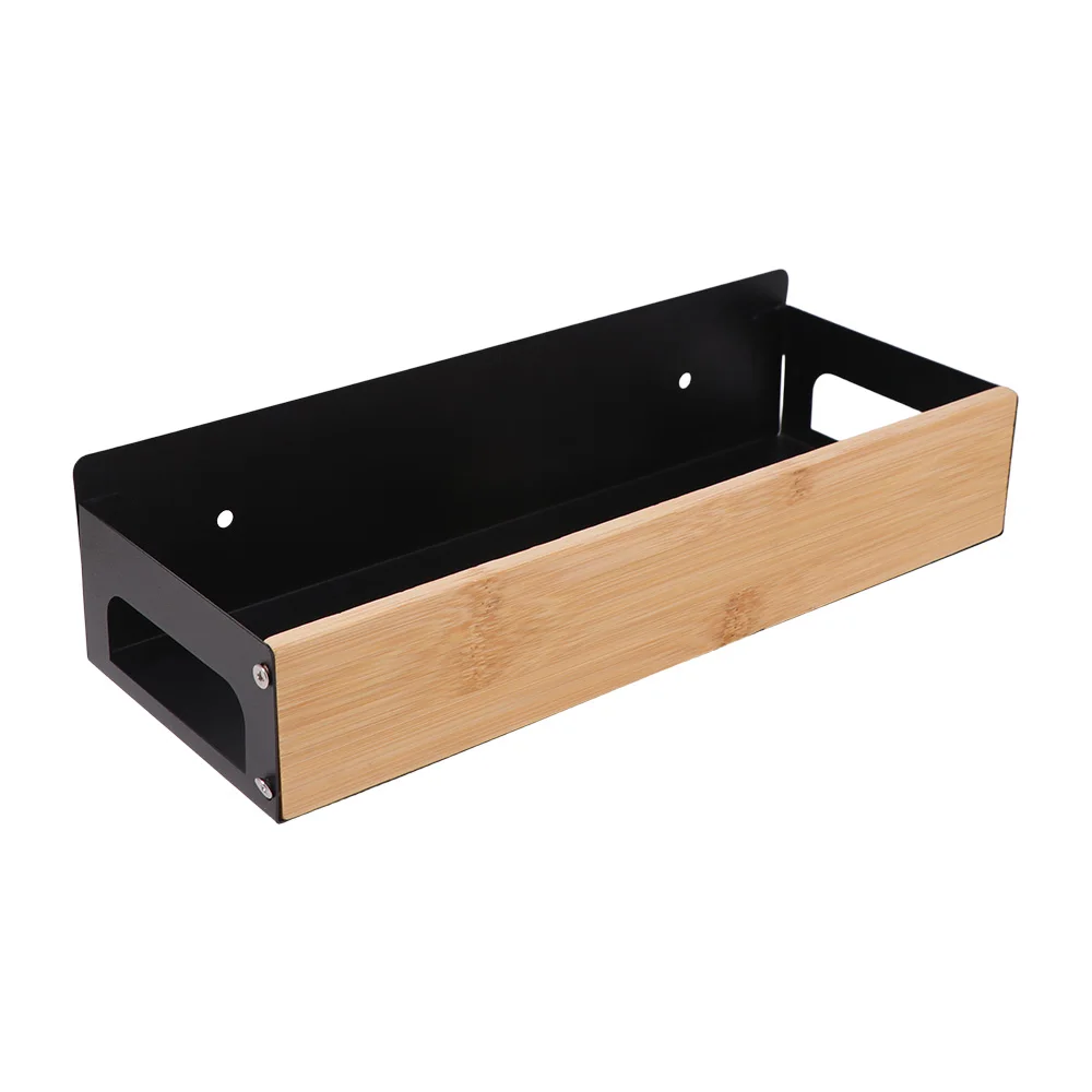 Wall Mounted Condimenters Spice Rack No Punching Large Capacity Spice Storage Rack Carbon Steel Sturdy Kitchen Organizer Shelf