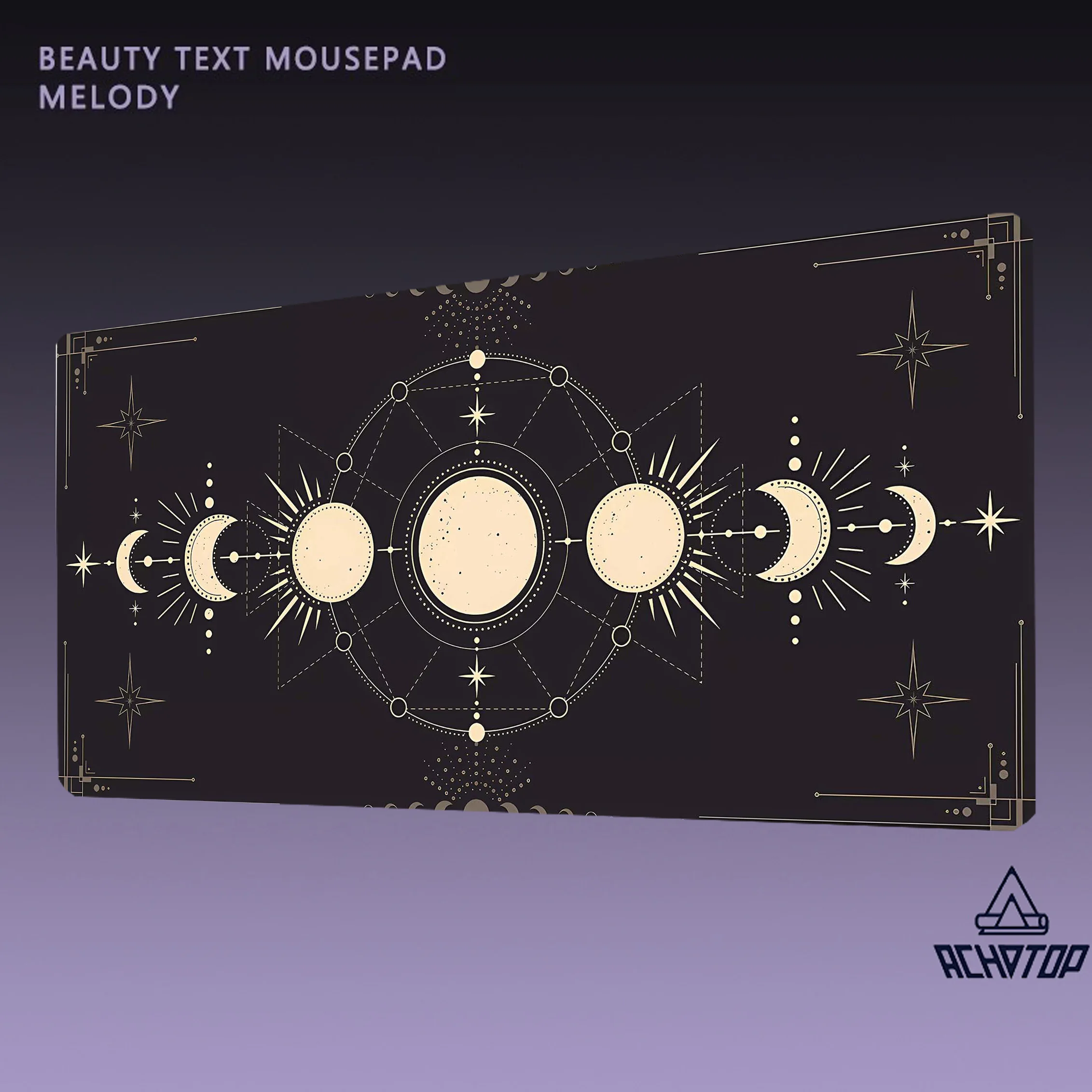 Magic Star Moon Gaming Art Mouse Pad Large Pc Carpet Mats Gaming Desk Accessory Slipmat 900x400MM Table Mat For Table Computer