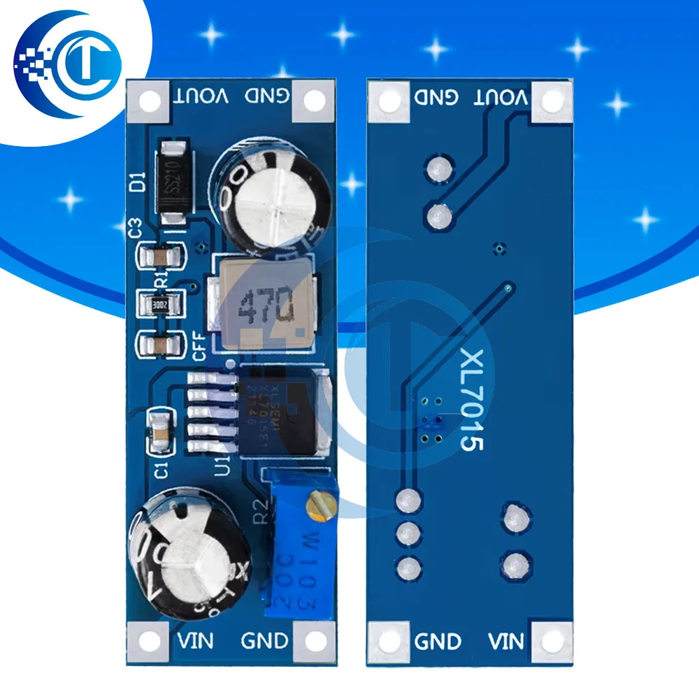 ‌XL7015 DC-DC Buck Converter Module – Step Down 5V-80V Input, High-Efficiency Voltage Regulator