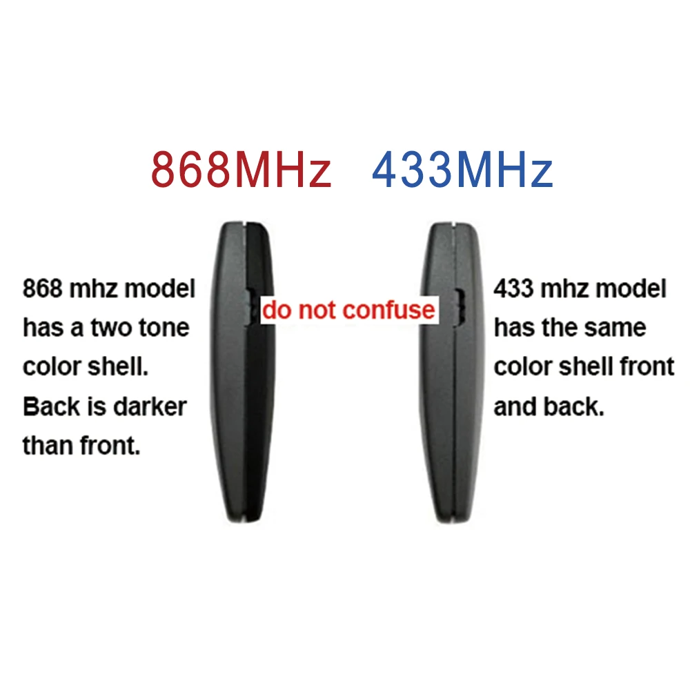 433mhz 868mhz garage door command duplicator Digital D302 D304 382 384 remote garage gate control