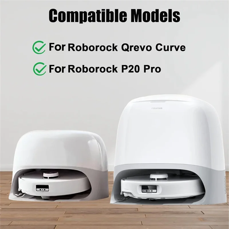 Abgh-kit de acessórios de substituição para roborock qrevo curva/p20 pro robô aspirador peças mop almofadas sacos pó