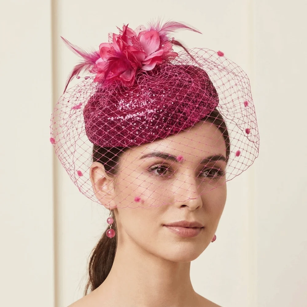 Vintage Solid Color Felt Fasci - Vintage Fashion Hats recension och pris