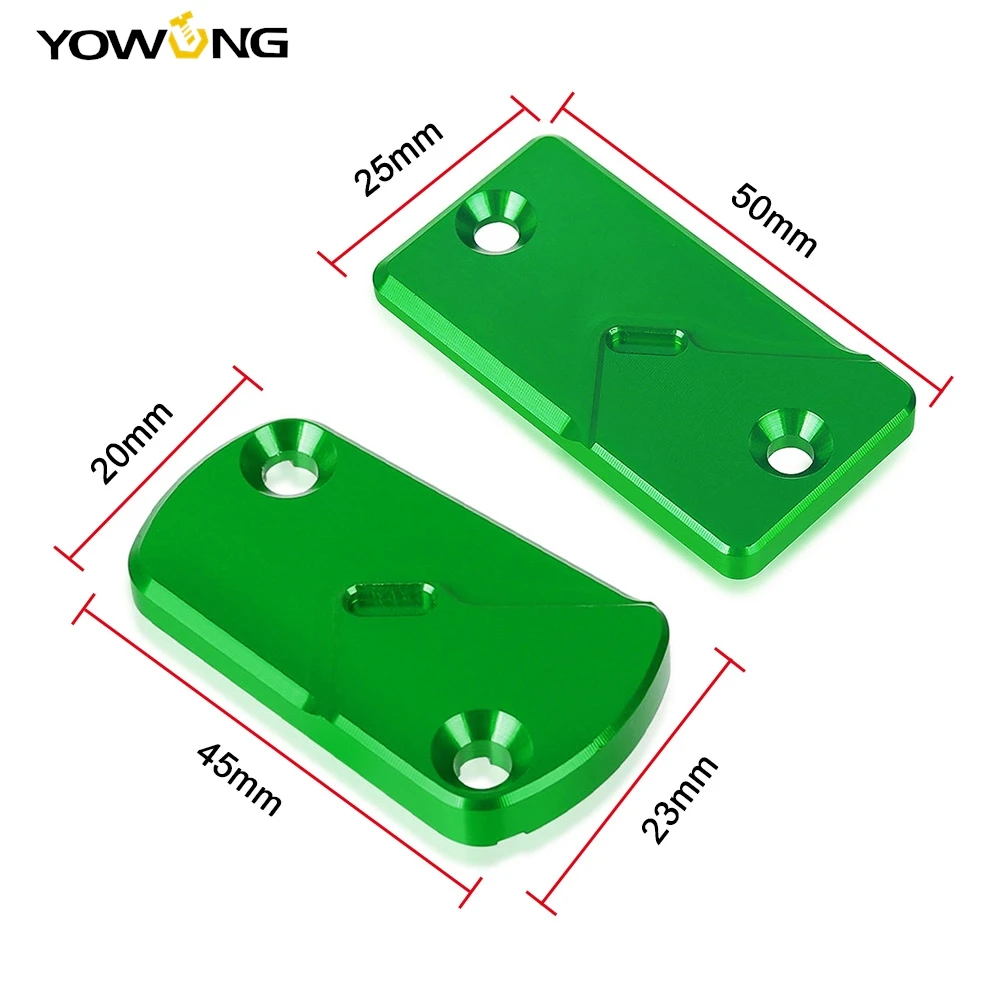 

Front Rear Brake Clutch Fluid Reservoir Cap CNC Motorcycle Accessories For KAWASAKI KLX450R KLX300R KX450F KX250F KX250 KX125
