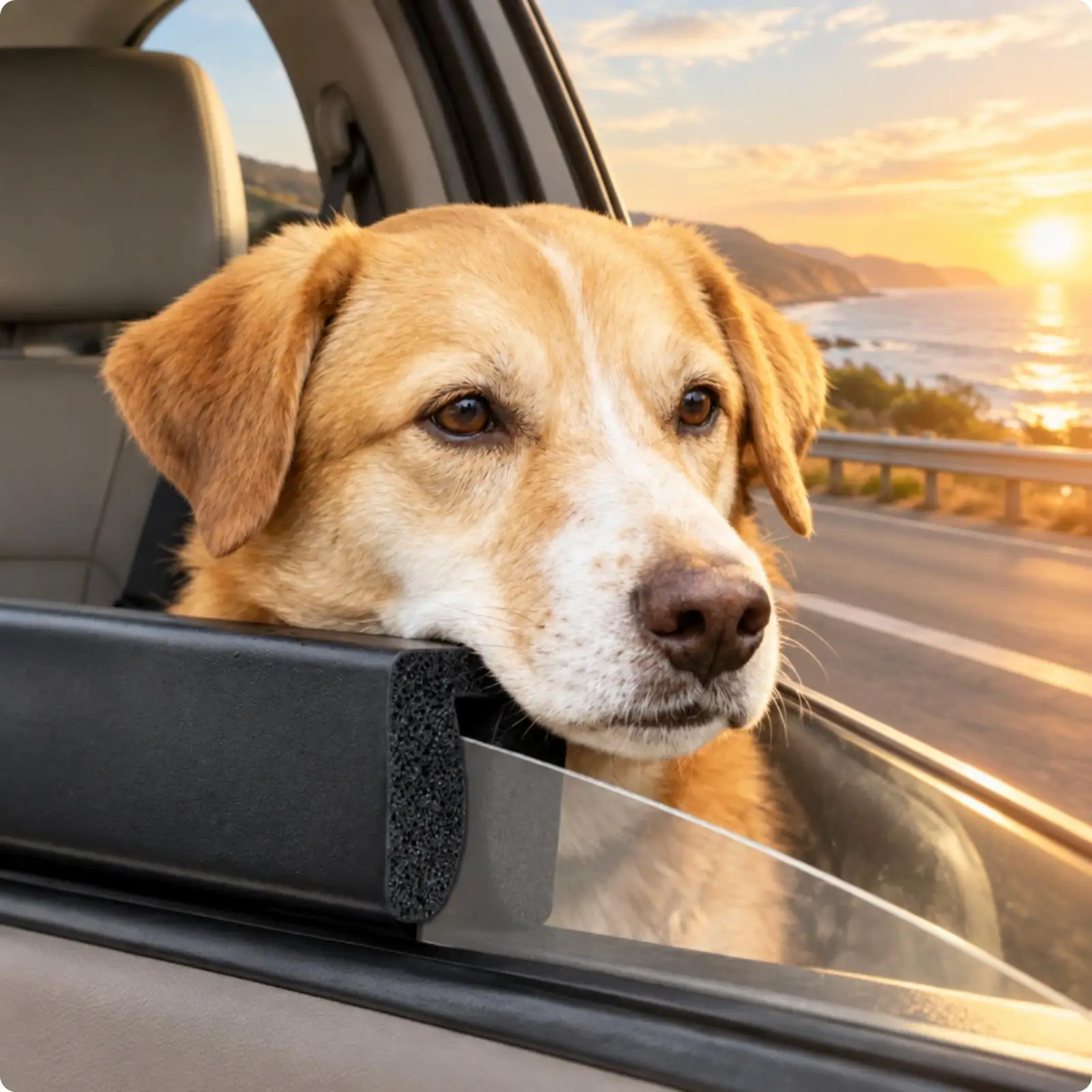 Dog Window Chin Rest Car Headrest Cushion EPDM Foam Support Perch for Pets Vehicle Travel Accessory for Kia Optima Cars