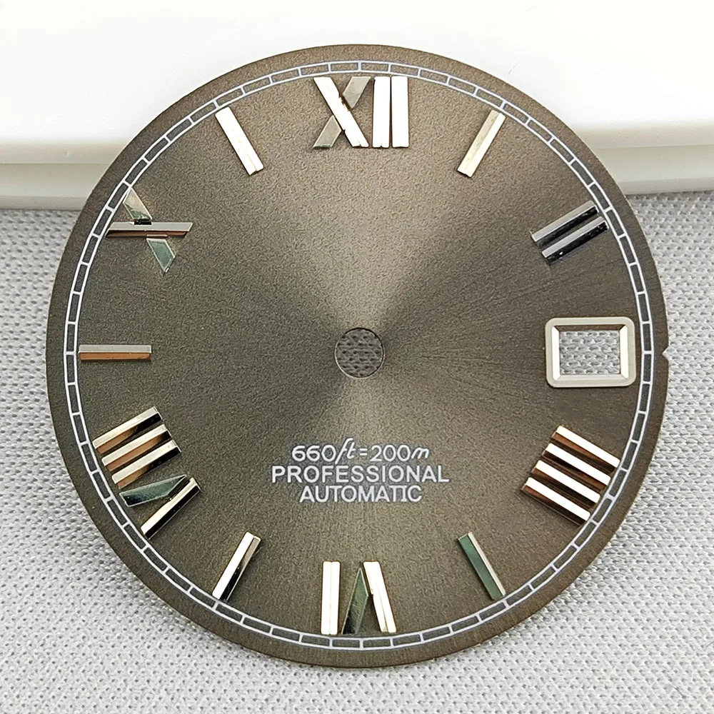 Quadrante da 28.5mm NH35 quadrante romano S quadrante adatto per movimento NH35 NH36 accessori per orologi strumenti di riparazione