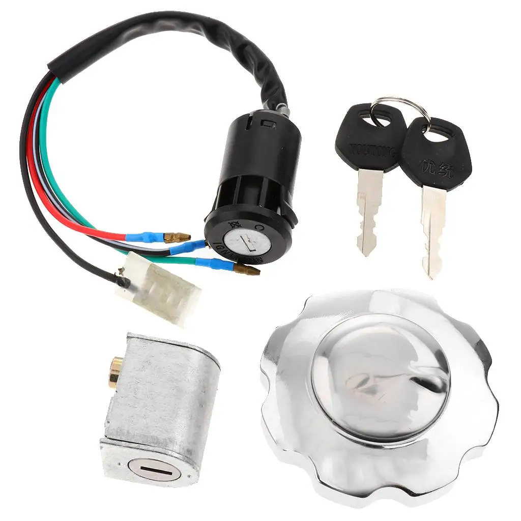 Motorbike Ignition Lock EngineKill Switch Oil Tank for CG125