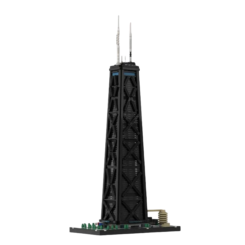 

3510pcs custom MOC building blocks toy Skyscraper series model creative holiday gift