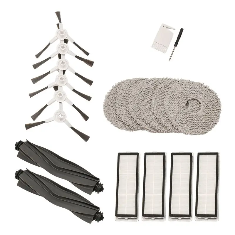 YANA50I For Dreame L10s Ultra / L10s Pro / L10 Ultra For X10+ Vacuum Cleaner Main Side Brushes HEPA Filters Mop Cloth