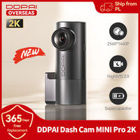 DDPAI Mini Pro 2K Dash Cam WiFi Car Camera DVR Voice Control Night Vision Parking Monitor Dashcam Recorder