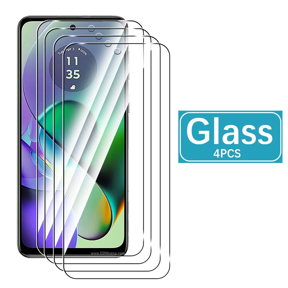 4Pcs HD Screen Protector For Motorola Moto G54 G84 G34 G24 G14 G04 S G75 G24 Power MotoG54 Tempered Glass SmartPhone Films ﻿