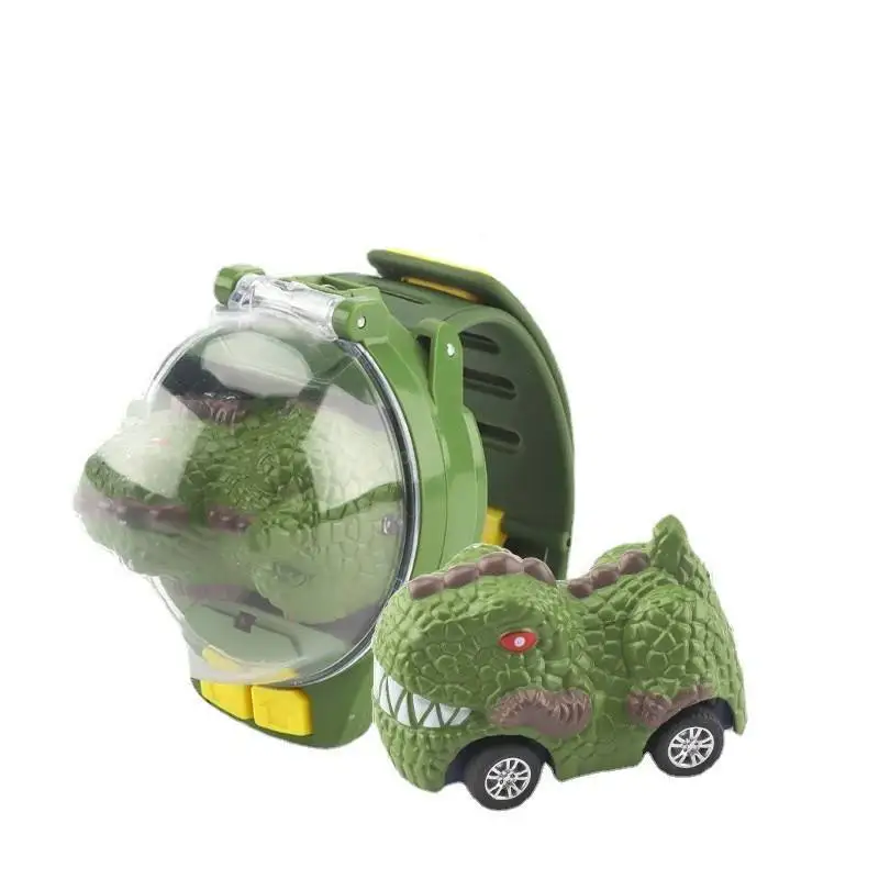 Simulazione Mini Orologio Auto telecomandata Dinosauro Auto in lega Giocattoli per bambini Divertimento da corsa Modelli di giocattoli per ragazzi e ragazze Regalo di compleanno