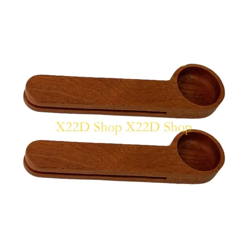 X22D 2Pcs Measuring Scoops Set with Sealing Clip Design for Organized Coffee Bean