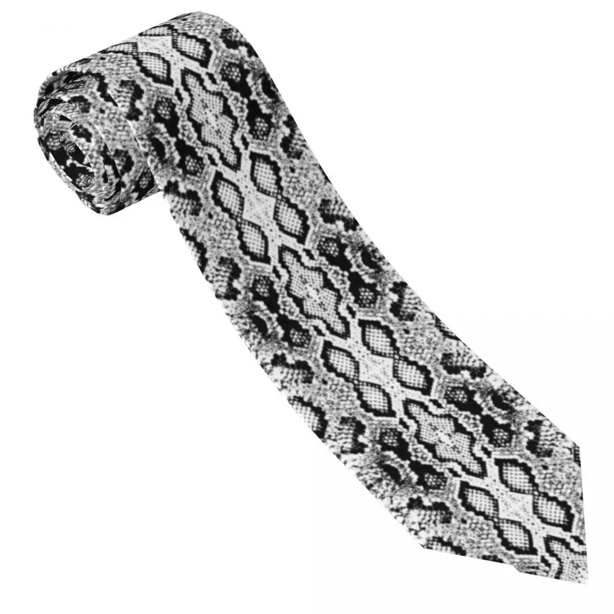 Formal Skinny Neckties Classic Men's Snake Skin Scales Texture Wedding Tie Gentleman Narrow