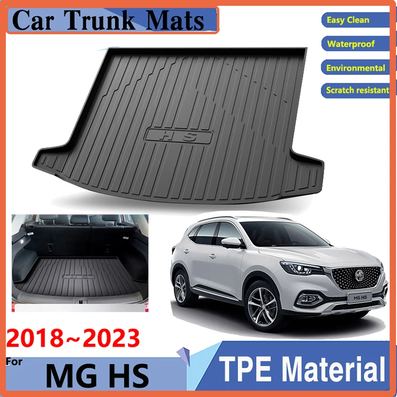 Автомобильный коврик для багажника, 3D материал ТПЭ для MG HS 2022, автомобильные аксессуары MGHS 2018 ~ 2023 2021, Автомобильный задний Грузовой лоток, задние подкладки для багажника, аксессуары Автомобильный коврик для багажника, 3D материал ТПЭ для MG HS 2022, автомобильные аксессуары MGHS 2018 ~ 2023 2021, Автомобильный задний Грузовой лоток, задние подкладки для багажника, аксессуары
