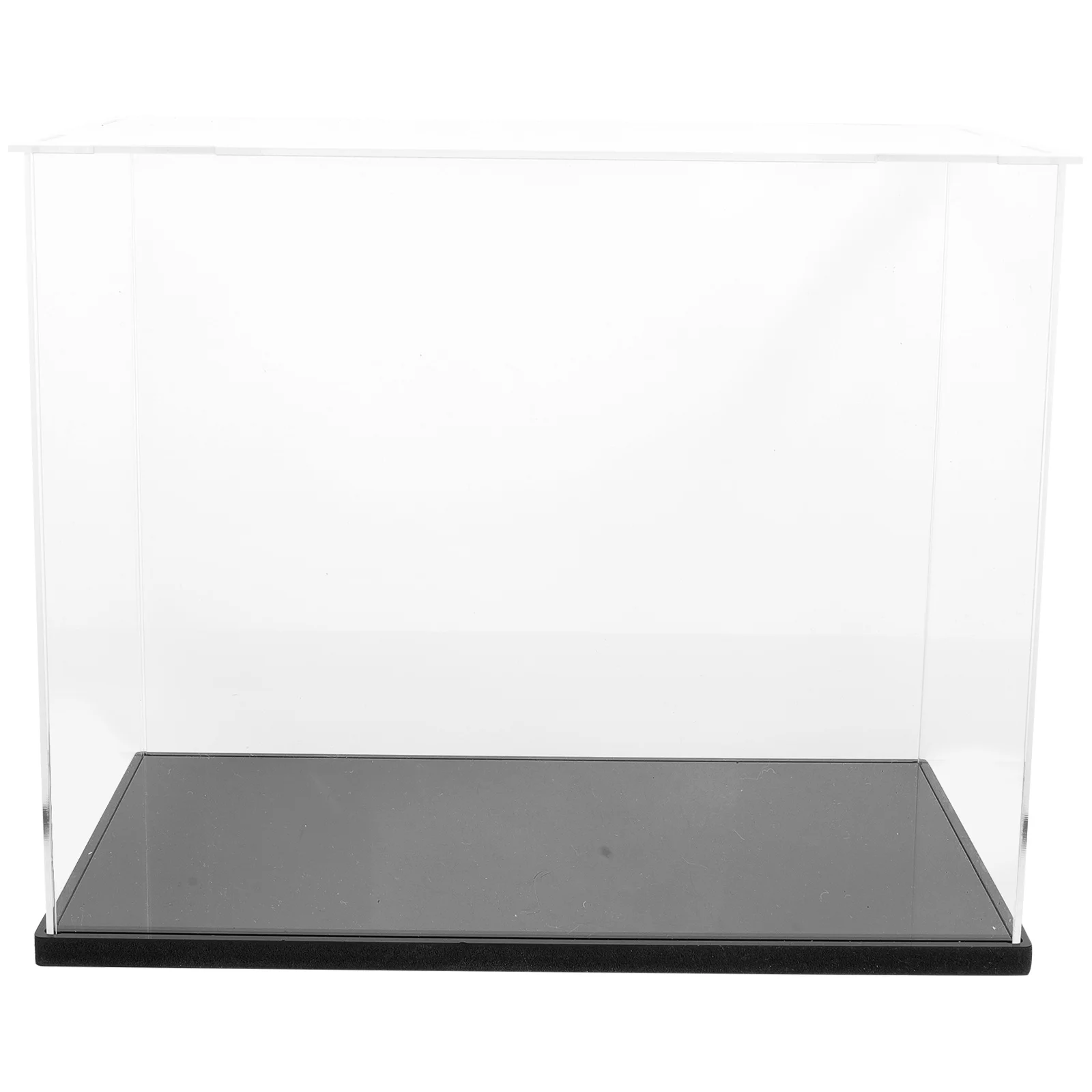 

Clear Acrylic Figure Display Box Storage Case For Models Transparent Dustproof Showcase Container Stackable Design