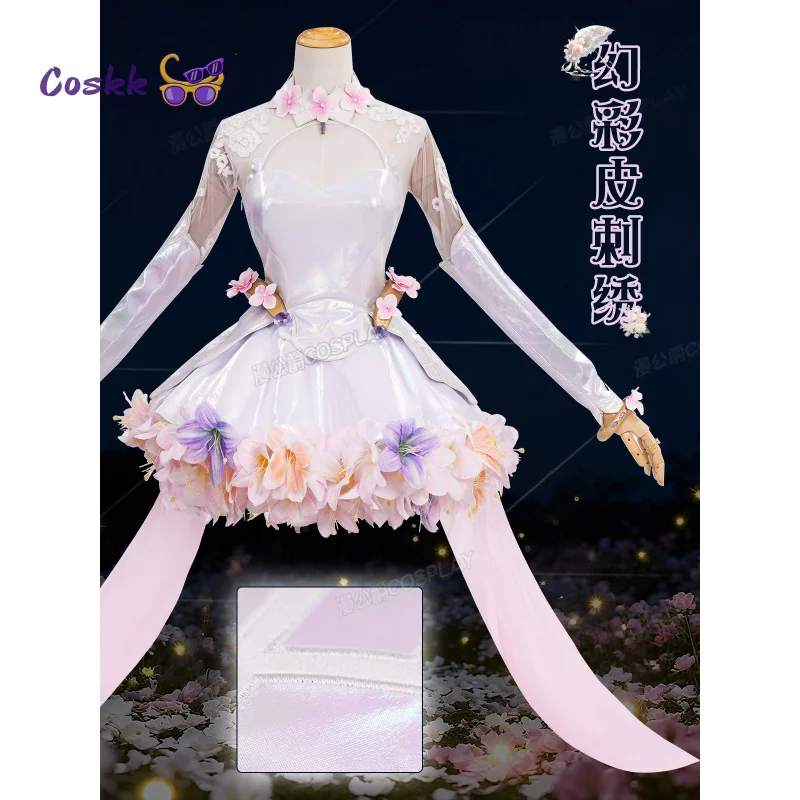 

Game OW Kiriko Cosplay Costume Uniform Women Flower sweet wedding dress accessorie Halloween carnival Christmas new uniform