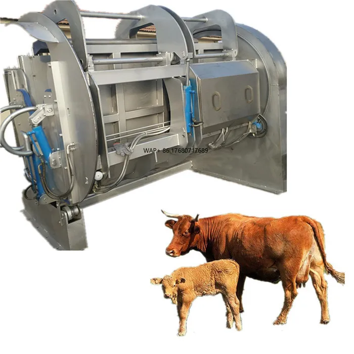 Cattle Killing Box  for Slaughter in Meat Processing Plants Halal Abattoir Equipment Slaughtering Machine
