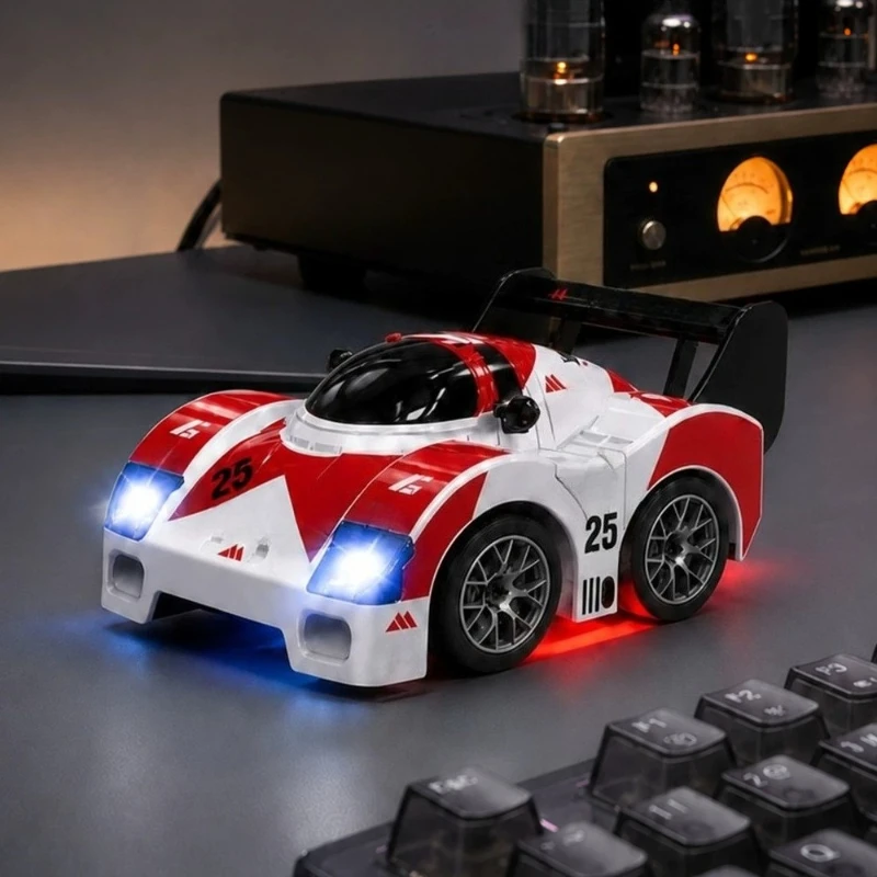 

New Remote Control Drifting Q-version Egg Car Four-Wheel Drive High-Speed ​​Desktop RC Racing Car Electric Simulation Toy