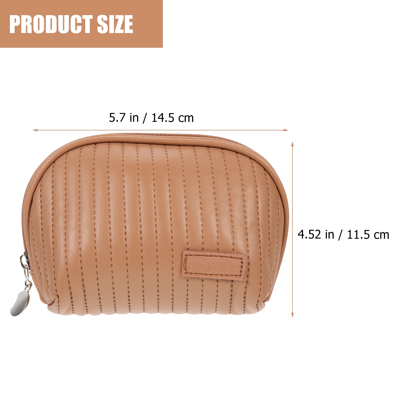 

PU Travel Makeup Bag Toiletry Pouch Portable Cosmetics Container for Lipstick Facial Cleanser Storage Daily Use Shopping