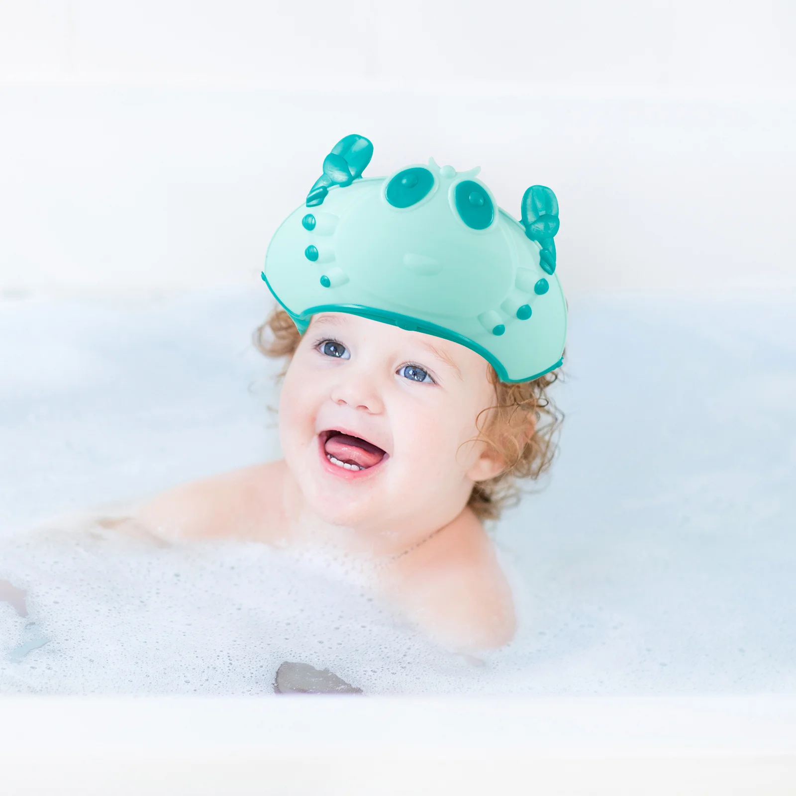 

Baby Shower Cap Adjustable Toddler Hair Washing Shield Bathing Head Protector Ear Eye Protection Soft Durable Shower Visor