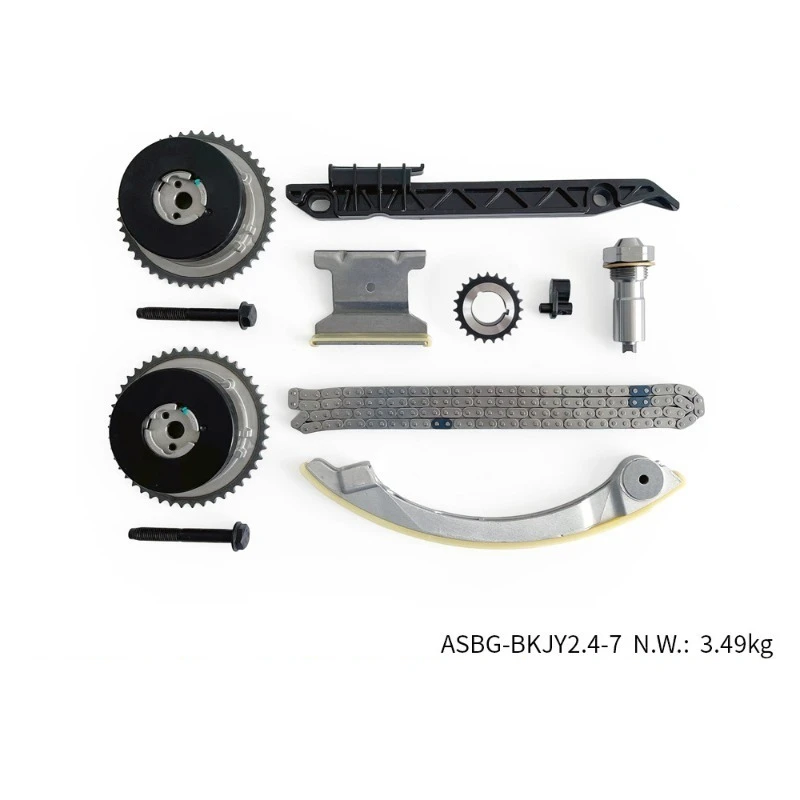 Timing Chain Kit OE ASBG-BKJY2.4-7 12621505 11588279 Fit 2.4 Engine Camshaft Timing Replacement Spare Part