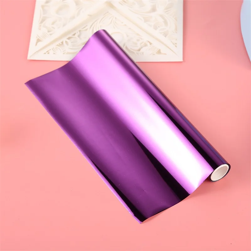 5m/roll Toner Reactive Foil Color Green/Purple/White Foil by Laser Printer and Laminator DIY Invitation Greeting Cards Crafting