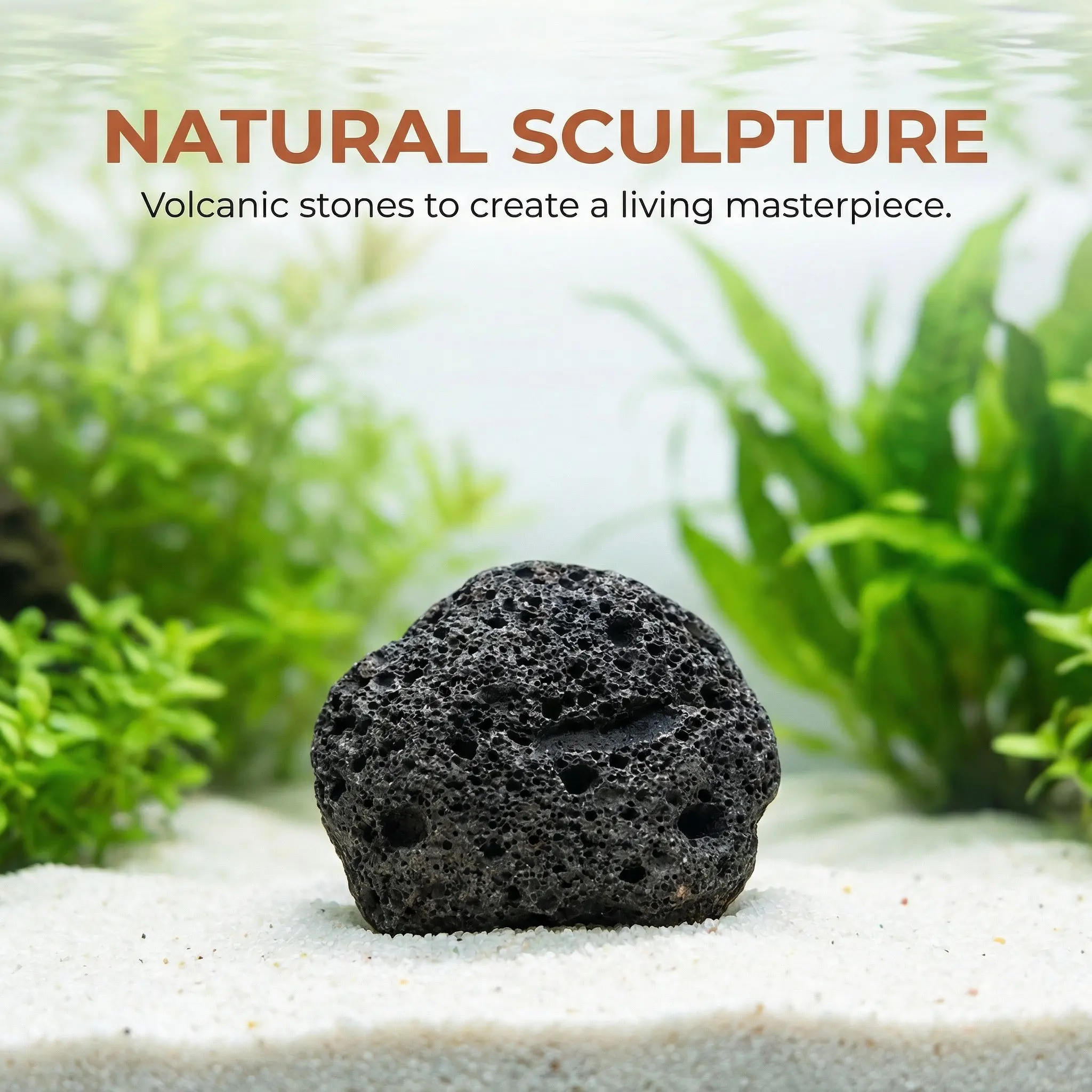 Black Lava Rock Large Porous Natural Volcanic Stones Aquarium Rocks Garden Landscaping Rocks Decorative Vase Filler