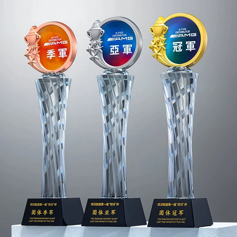 Customized Electroplated Resin Crystal Trophy, Abacus Awards Souvenir, Financial Divine Calculation, Home Decoration Trophy, 1Pc