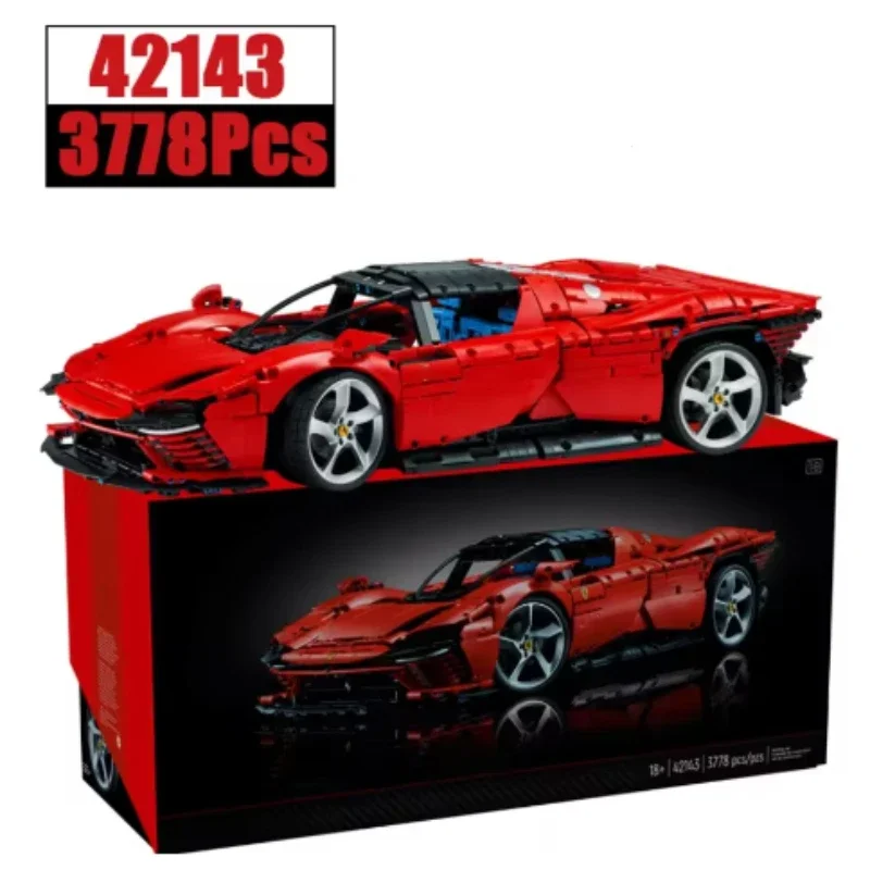 

Подходит для 42143, модель суперкара Daytona SP3, технические строительные блоки, кирпичи, игрушки для детей, мальчиков и девочек, подарки на Рождество и день рождения